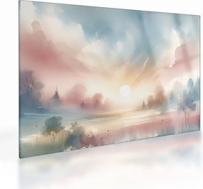 Sklenený obraz - Elegantná krajina (70x50 cm)