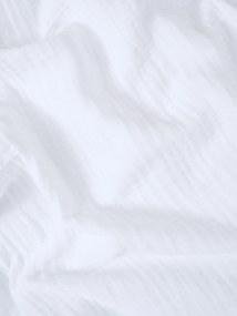 Predĺžené mušelínové obliečky – Alexia biele