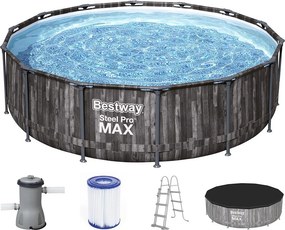 BESTWAY Steel Pro Max Bazén 427 x 107 cm, kartušová filtrácia 5614Z