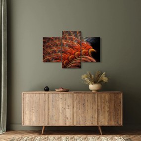 Obraz - Abstraktná imitácia peria (90x60 cm)