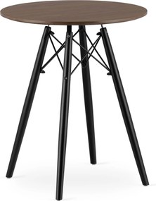 Jedálenský stôl s doskou v dekore jaseň OSLO 60x60