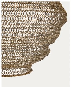 Závesné svietidlo v zlatej farbe s kovovým tienidlom ø 30 cm Sarraco – Kave Home