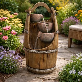 Záhradná fontána BestBerg EF-18 / polyresin / 37 x 34,5 x 70,5 cm