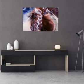 Obraz - Fialový mramor N⁰3 (90x60 cm)