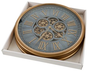 Dekoračné hodiny 51x6x51 cm modrá
