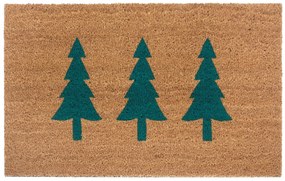 Rohožka 3 stromy zelená 105669 – na von aj na doma, 45x75, zelená, chodba / predsieň, Hanse Home