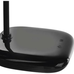 LED Stmievateľná flexibilná stolná lampa LED/12W/230V 3000K/4000K/6500K čierna