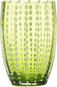 Pohár sklenený Perle 320 ml zelené jablko