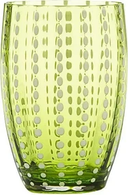 Pohár sklenený Perle 320 ml zelené jablko
