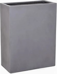 Kvetináč ELEMENTO, sklolaminát, šírka 59 cm, sivá