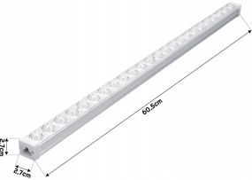 BERGE LED lampa NEPTUN 60cm - 18W -1800lm - IP20 - 4000K - neutrálna biela