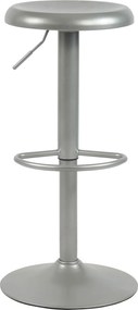Barová stolička Williston - strieborná
