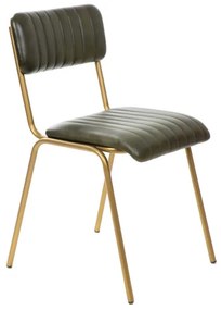 Jedálenská stolička LUMBAR zelená 863412