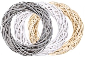 Veniec z lúpaného prútia mix 30x6 cm