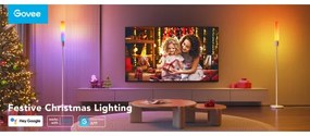 Govee - LED Stmievateľná stojacia lampa CYLINDER SMART RGBICWW 2200-6500K