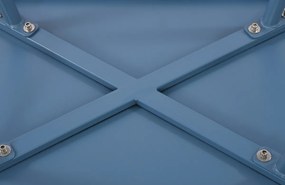 Konferenčný stolík Velva - v45 x 80 x 45 cm - Modrá