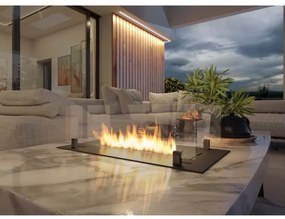 InFire - Vstavaný BIO krb 8,5x80 cm 3,5kW čierna