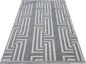 DC Koberec Milano 011 sivá krémová Rozmer: 200×290 cm