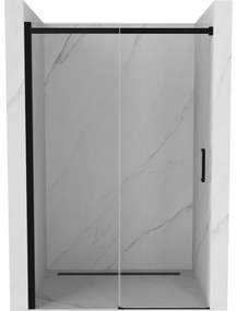 Mexen OMEGA posuvné sprchové dvere do otvoru 120 cm, cierna-transparentná, 825-120-000-70-00