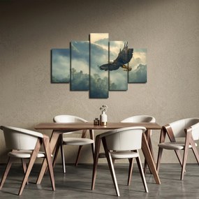 Obraz - Letiaci orol (150x105 cm)