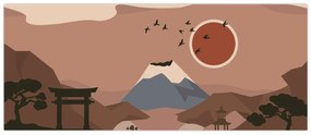 Obraz - Japonsko N⁰1 (120x50 cm)