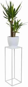 STOJAN NA KVETINÁČ SIMPLE 70X24X24 CM BIELA