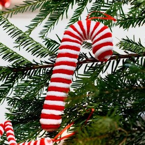 Závesná vianočná dekorácia TWINKLE Candy Cane 714207
