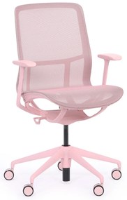 Kancelárska stolička ELVI, ružová