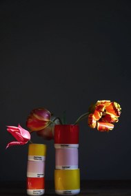 Hrnčeky Pantone 100 ml teplé farby 4 ks