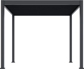 Bioklimatická pergola ECO 3x3 m, oceľ - voľne stojaca