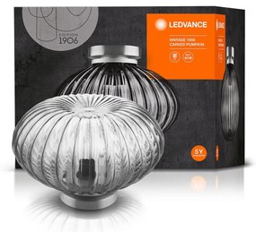 LEDVANCE Stropné osvetlenie VINTAGE PUMPKIN, 1xE27, 60W, dymové sklo