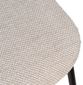 Bielo-čierne jedálenské stoličky v súprave 4 ks Cleo – Ixia