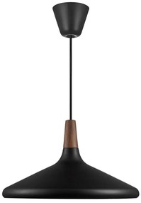 NORDLUX NORI Škandinávske závesné svetlo, 1xE27, 40W, 39cm, čierna