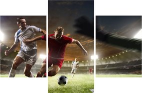 Obraz - Futbalisti v akcii (90x60 cm)