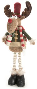 VIANOČNÁ FIGÚRKA REINDEER 60 CM VIACFAREBNÁ