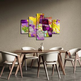 Obraz abstrakcie - maľba (150x105 cm)