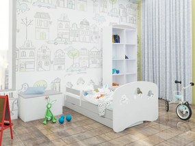 Raj posteli DETSKÁ POSTEĽ HAPPY DESIGN SO ZÁSUVKOU L10 200/90 - TRI AUTÁ