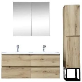 Kúpeľňová skrinka s umývadlom SAT B-Way dub KSETBWAY16, 1 ks