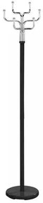 Stojanový vešiak Lorton, čierna / chróm