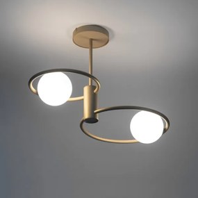 Luster na tyči AQUA 2xG9/12W/230V zlatá