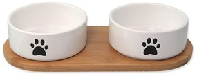 Keramická súprava misiek s podstavcom pre psa ø 13 cm Dog Fantasy – Plaček Pet Products
