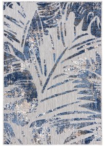 Kusový koberec Palmové lístia sivomodrý 120x170cm