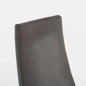 Čalúnená šedá stolička SORIN