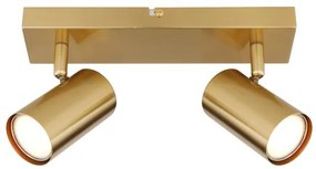 Globo 57911-2GO - Bodové svietidlo ROBBY 2xGU10/35W/230V zlatá