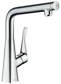 Hansgrohe Metris Select M71 - Kuchynská páková batéria 320, Eco, 1jet, chróm 14785000