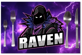 Sablio Prestieranie FORTNITE RAVEN Fialová búrka: 40x30cm