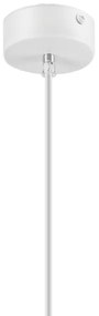 Luster na lanku SIMON 1xE27/60W/230V biela