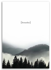 Gario Obraz na plátne Motivačný dych - hory Rozmery: 40 x 60 cm