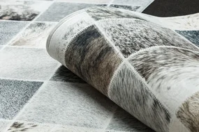 Koberec PATCHWORK 21716 béžový - imitácia kože krava
