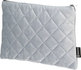 Puzdro na tablet Velvet farba produktu sivá látka lesklá, zamatová